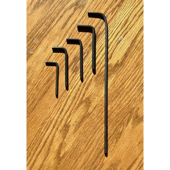 Hex Key Lot of 5 Long Arm Hex Key Allen - Picture 1 of 7